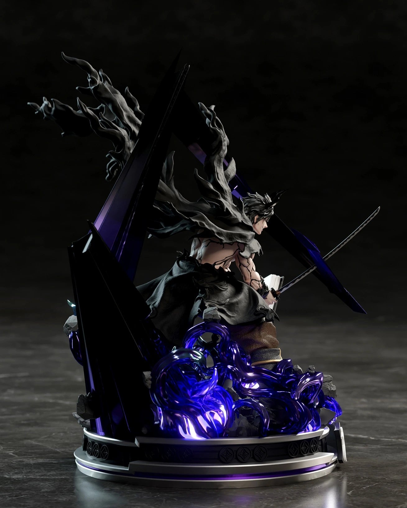 Preventa Resina Yami Sukehiro Figura Black Clover YUMS Collectors Estudio