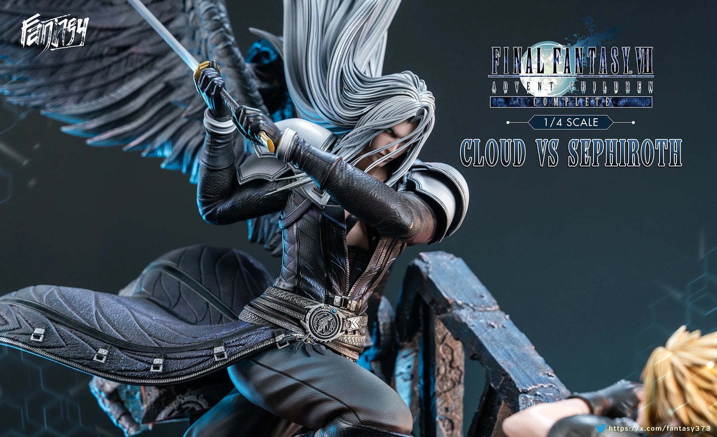 Preventa Resina Cloud vs Sephiroth Figura Final Fantasy VII Fantasy & Dragon  Estudio