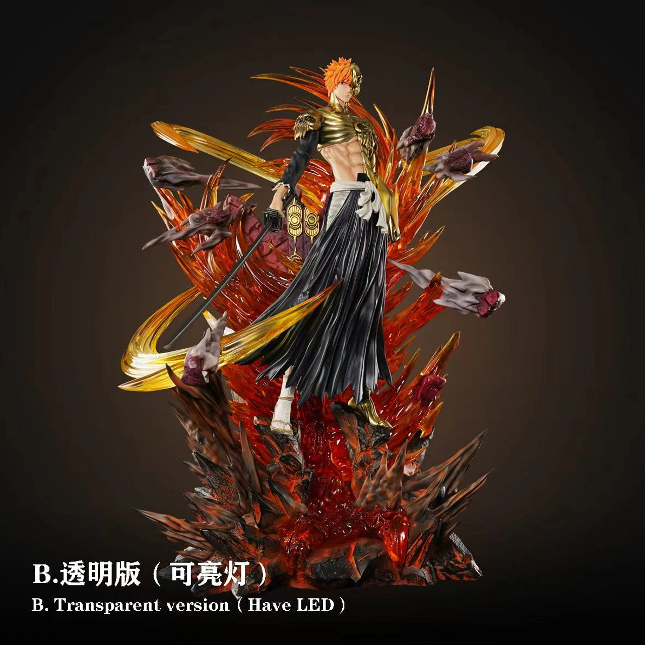 Preventa Resina Kurosaki Ichigo "Hellverse" Figura Bleach HXH & Cheng  Estudio
