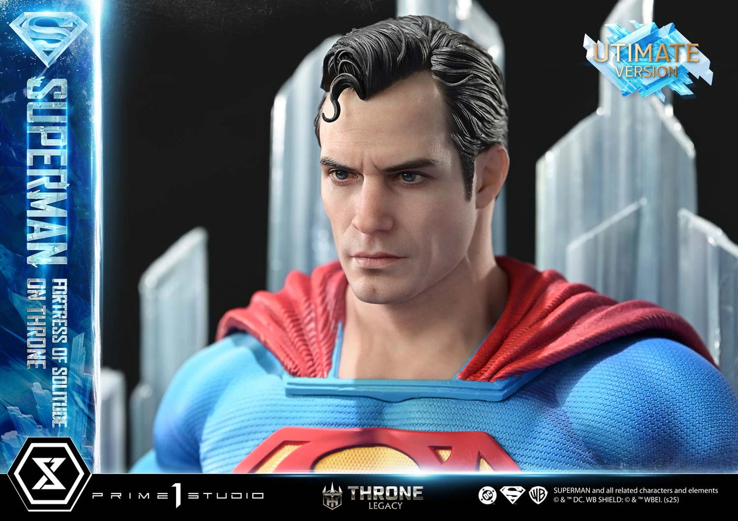 Preventa Resina Superman Throne Figura Superman (Comics) Prime 1 (Licencia) Estudio