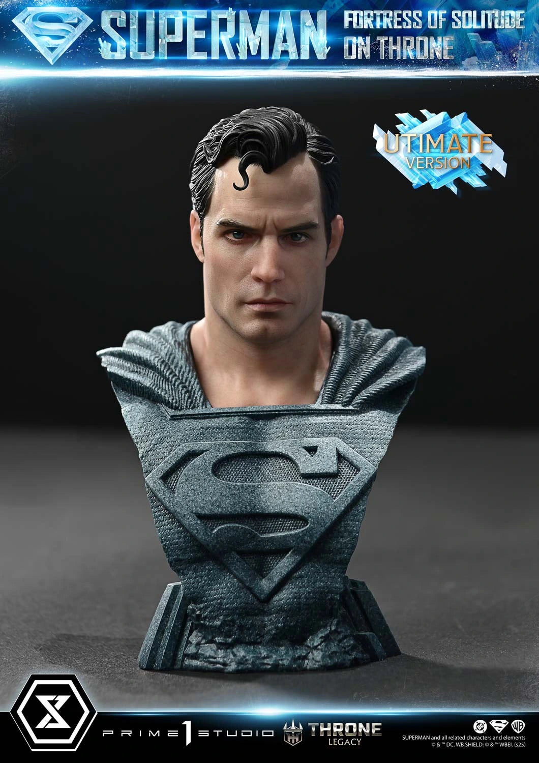 Preventa Resina Superman Throne Figura Superman (Comics) Prime 1 (Licencia) Estudio