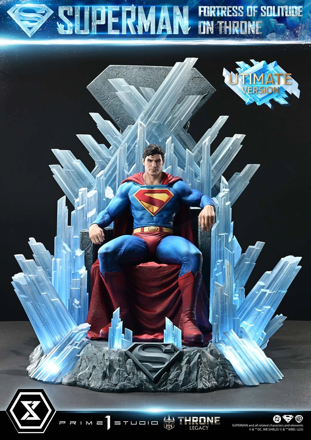 Preventa Resina Superman Throne Figura Superman (Comics) Prime 1 (Licencia) Estudio