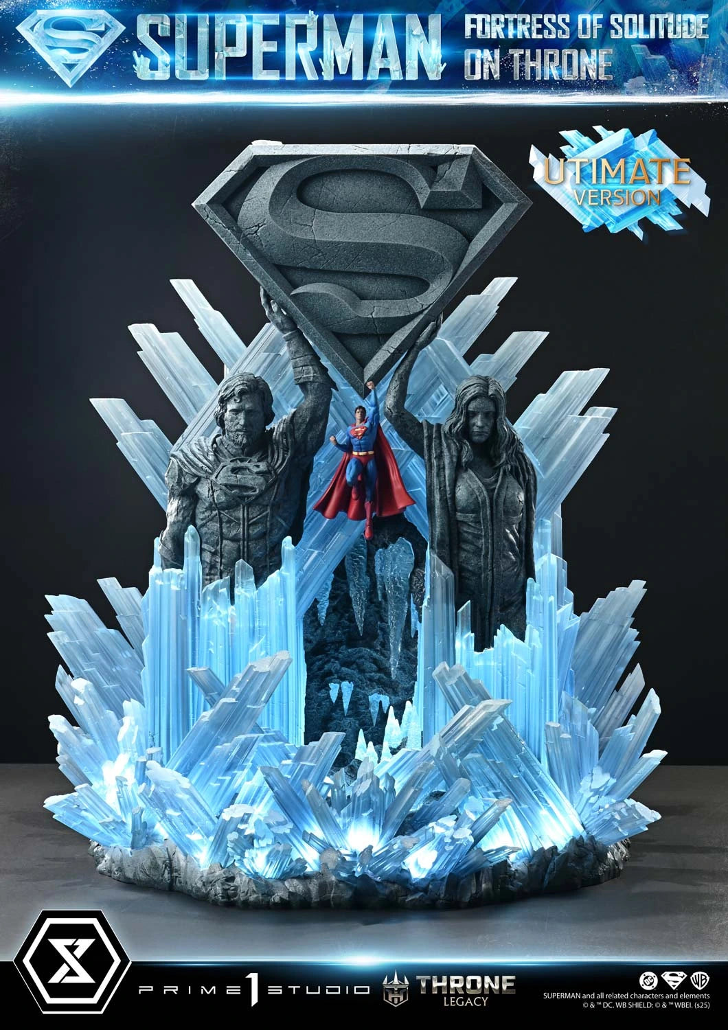 Preventa Resina Superman Throne Figura Superman (Comics) Prime 1 (Licencia) Estudio