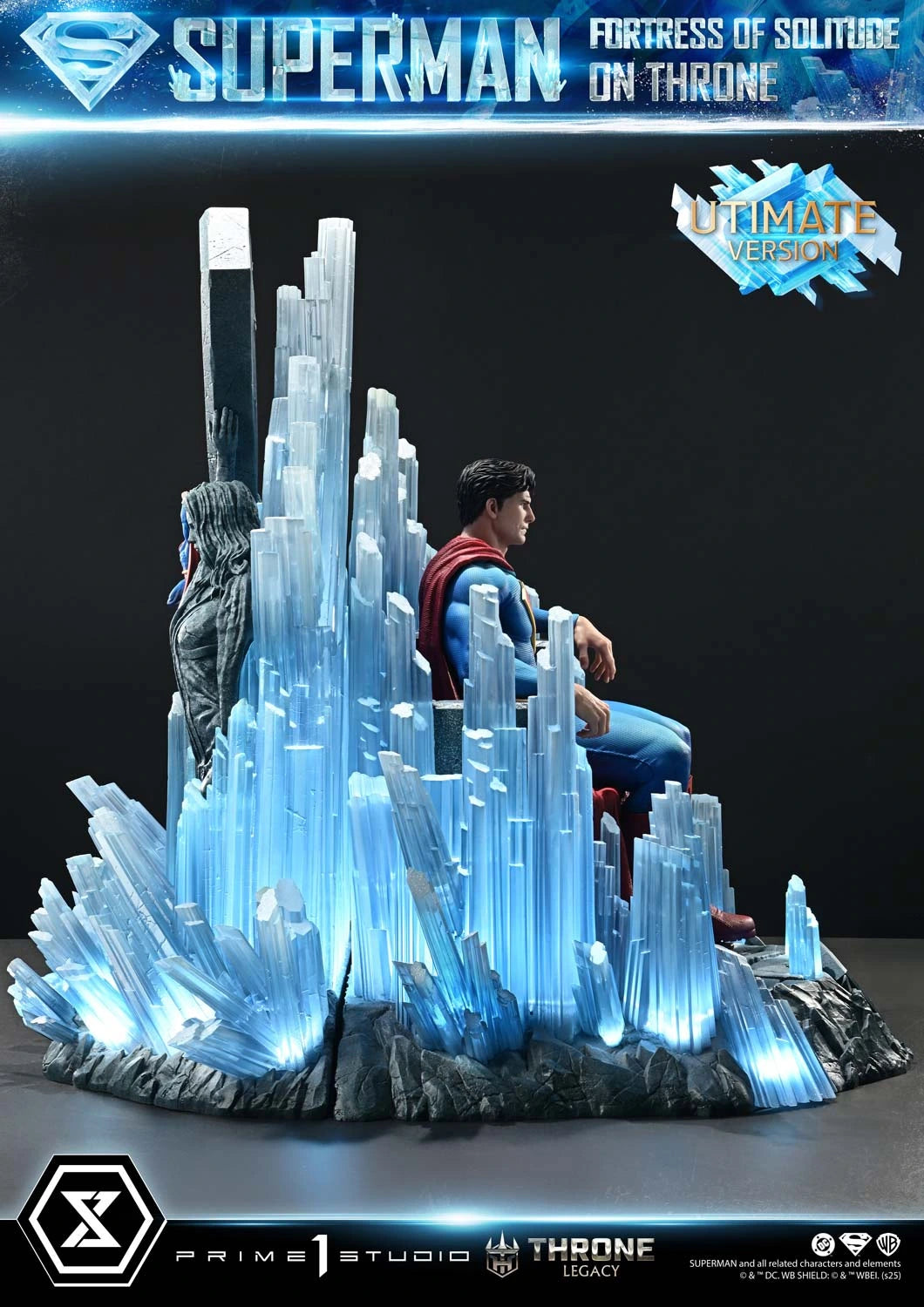 Preventa Resina Superman Throne Figura Superman (Comics) Prime 1 (Licencia) Estudio