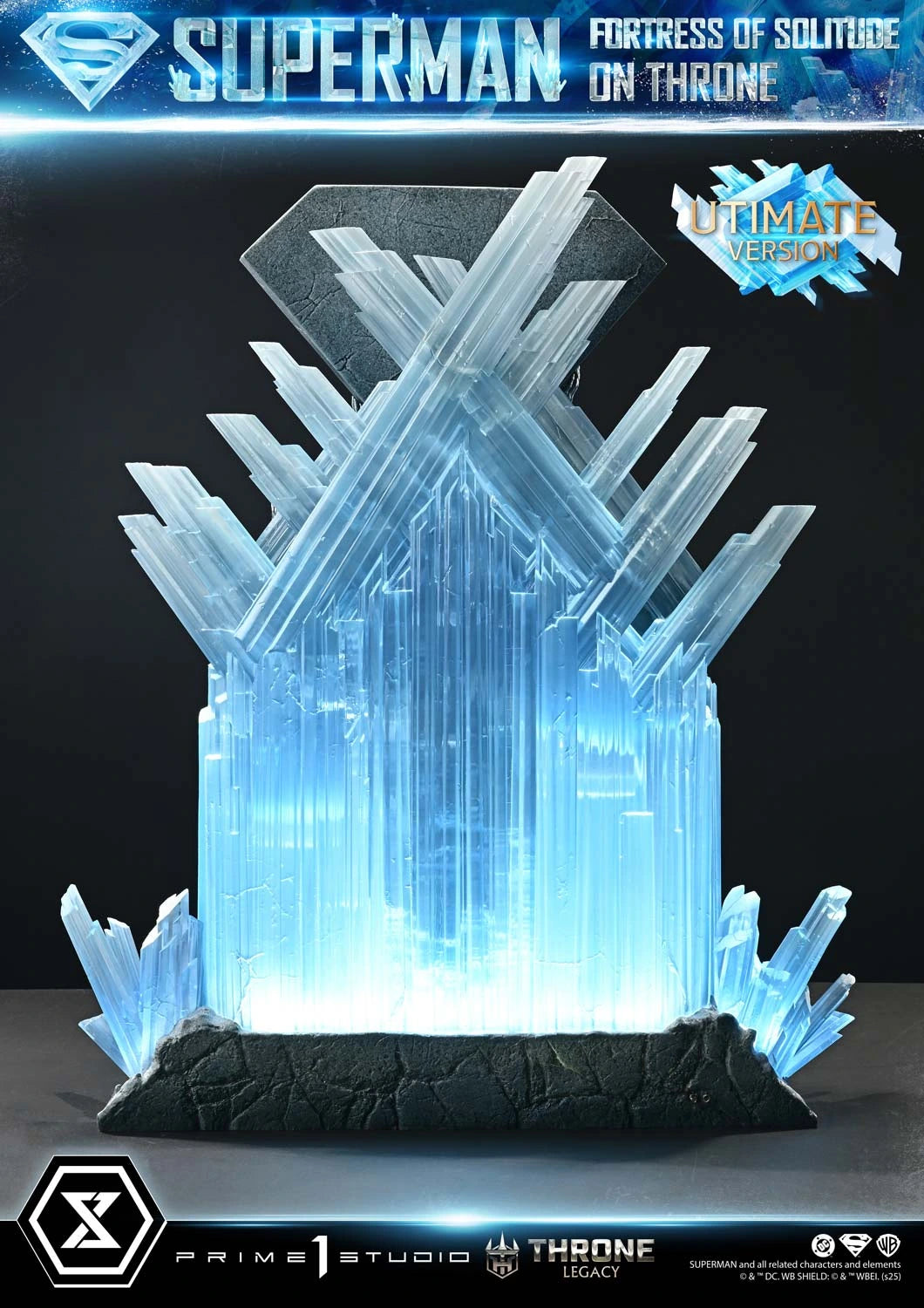 Preventa Resina Superman Throne Figura Superman (Comics) Prime 1 (Licencia) Estudio