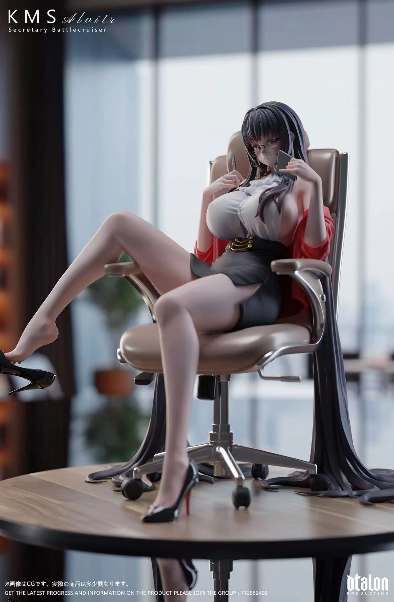 Preventa Resina Alvitr Figura Azur Lane DTalon Estudio