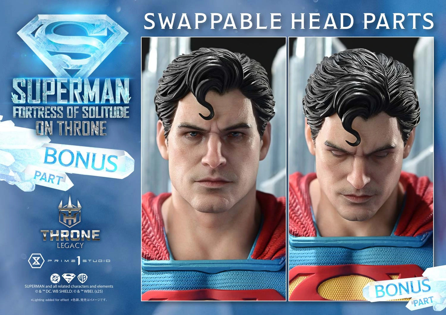 Preventa Resina Superman Throne Figura Superman (Comics) Prime 1 (Licencia) Estudio