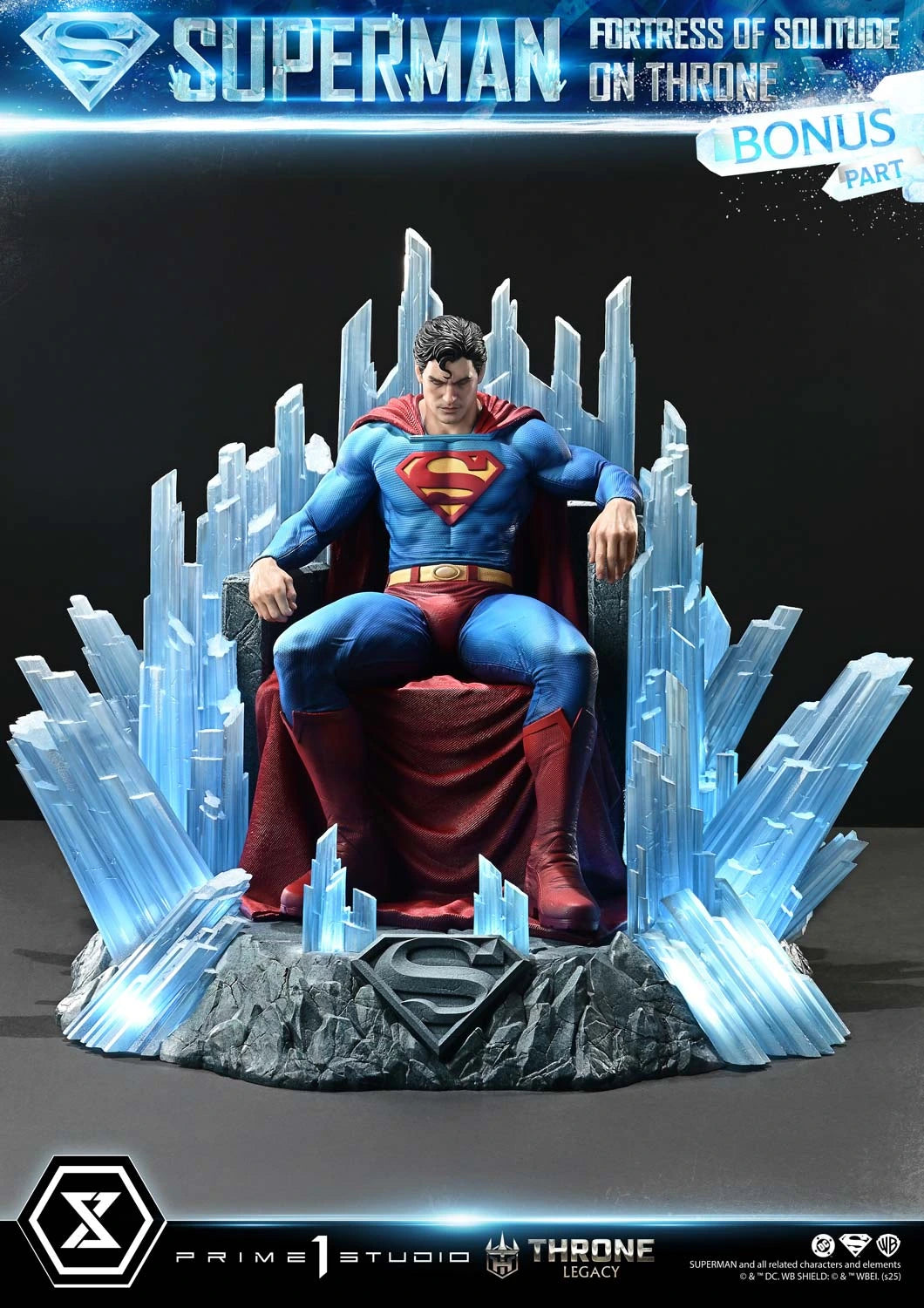 Preventa Resina Superman Throne Figura Superman (Comics) Prime 1 (Licencia) Estudio