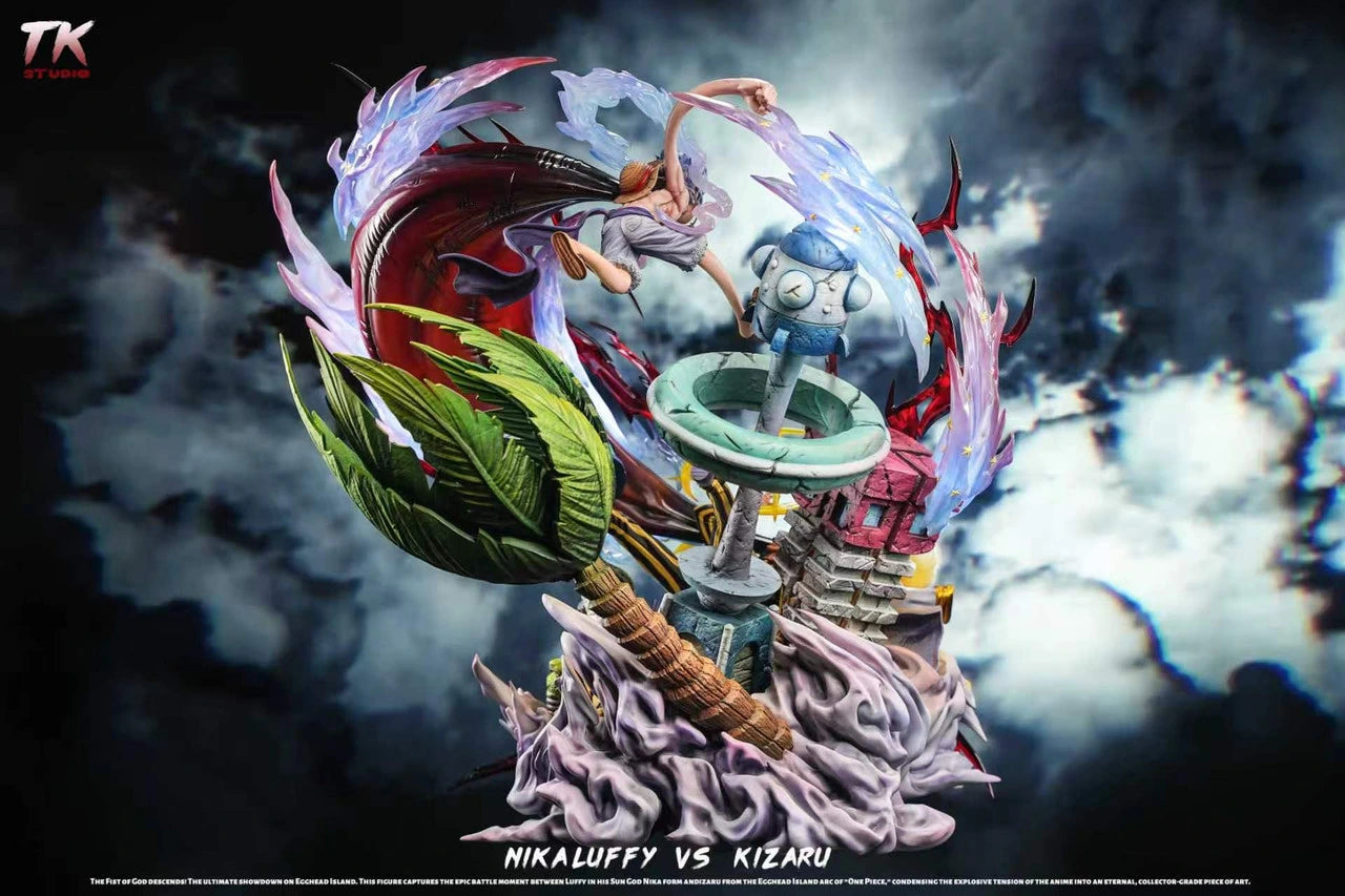 Preventa Resina Luffy vs Kizaru Figura One Piece TK Estudio