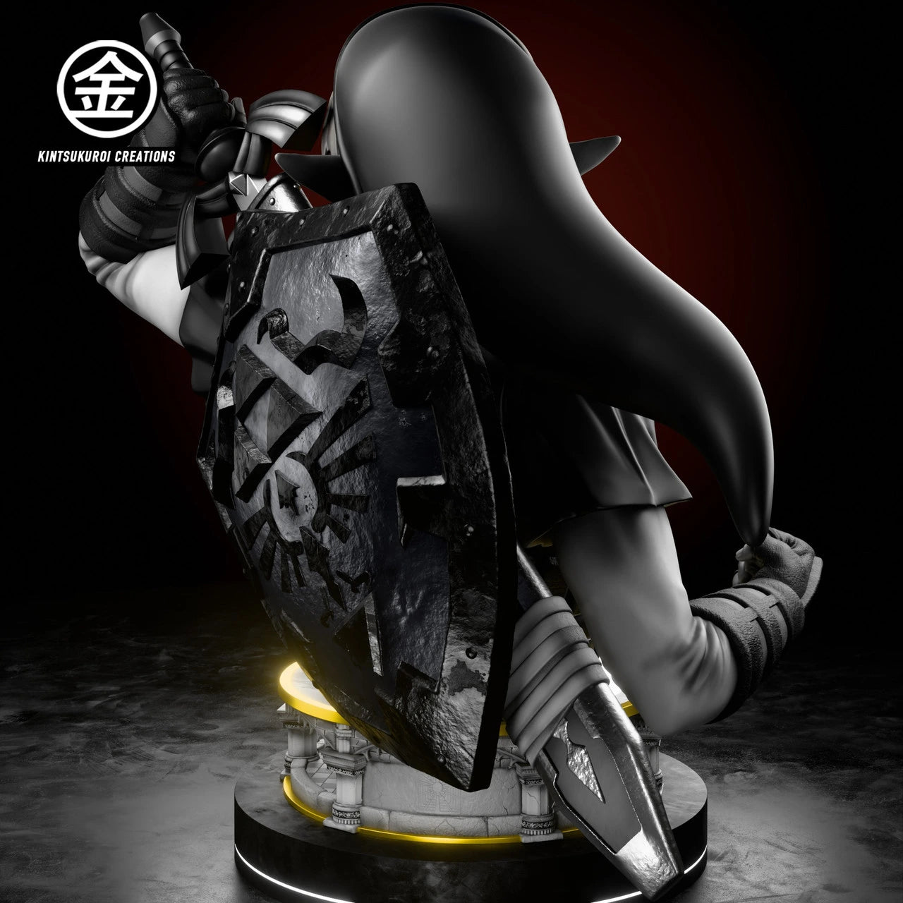 Preventa Resina Link Figura The Legend Of Zelda Kintsukuroi Creations Estudio