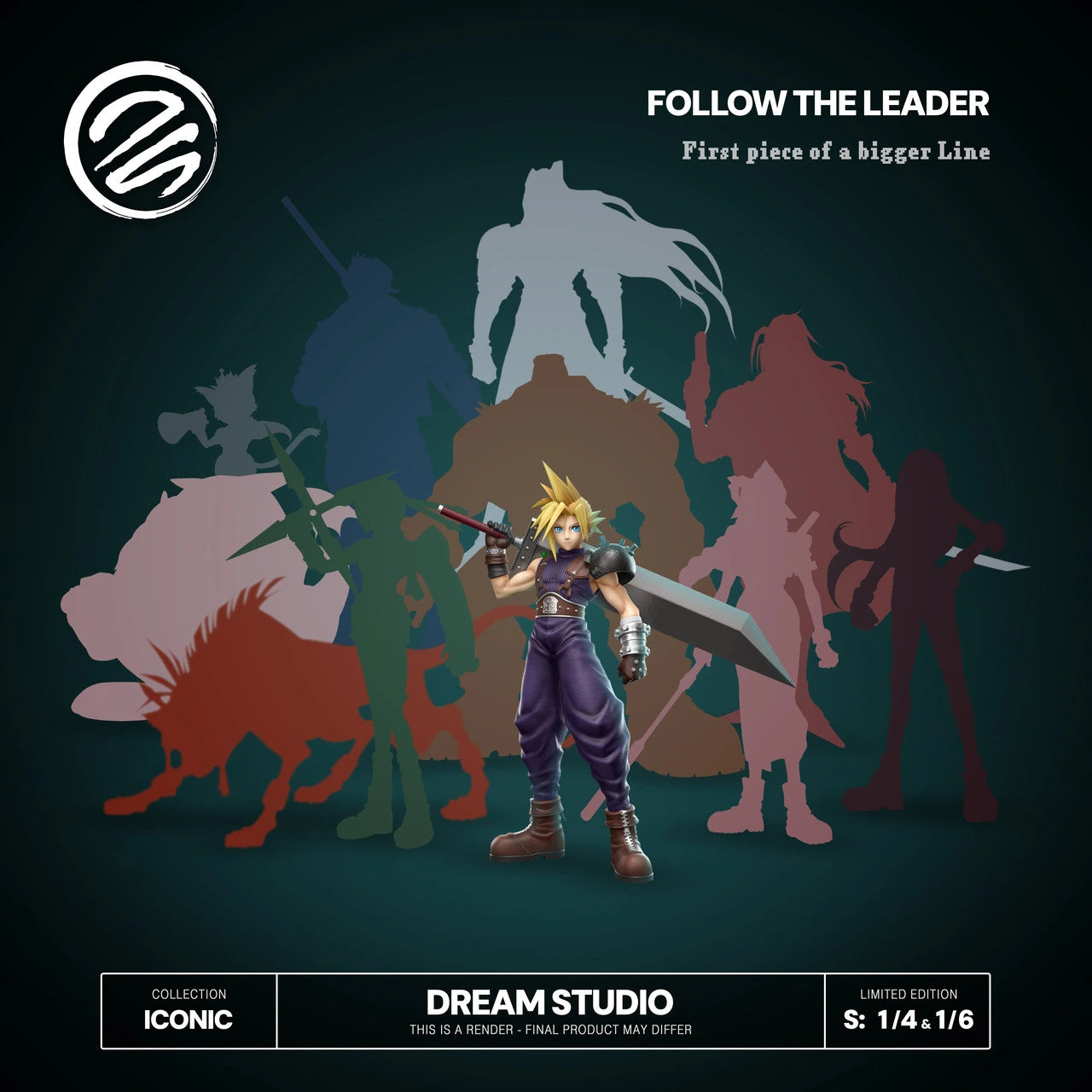 Preventa Resina Cloud Strife Figura Final Fantasy VII Dream Estudio