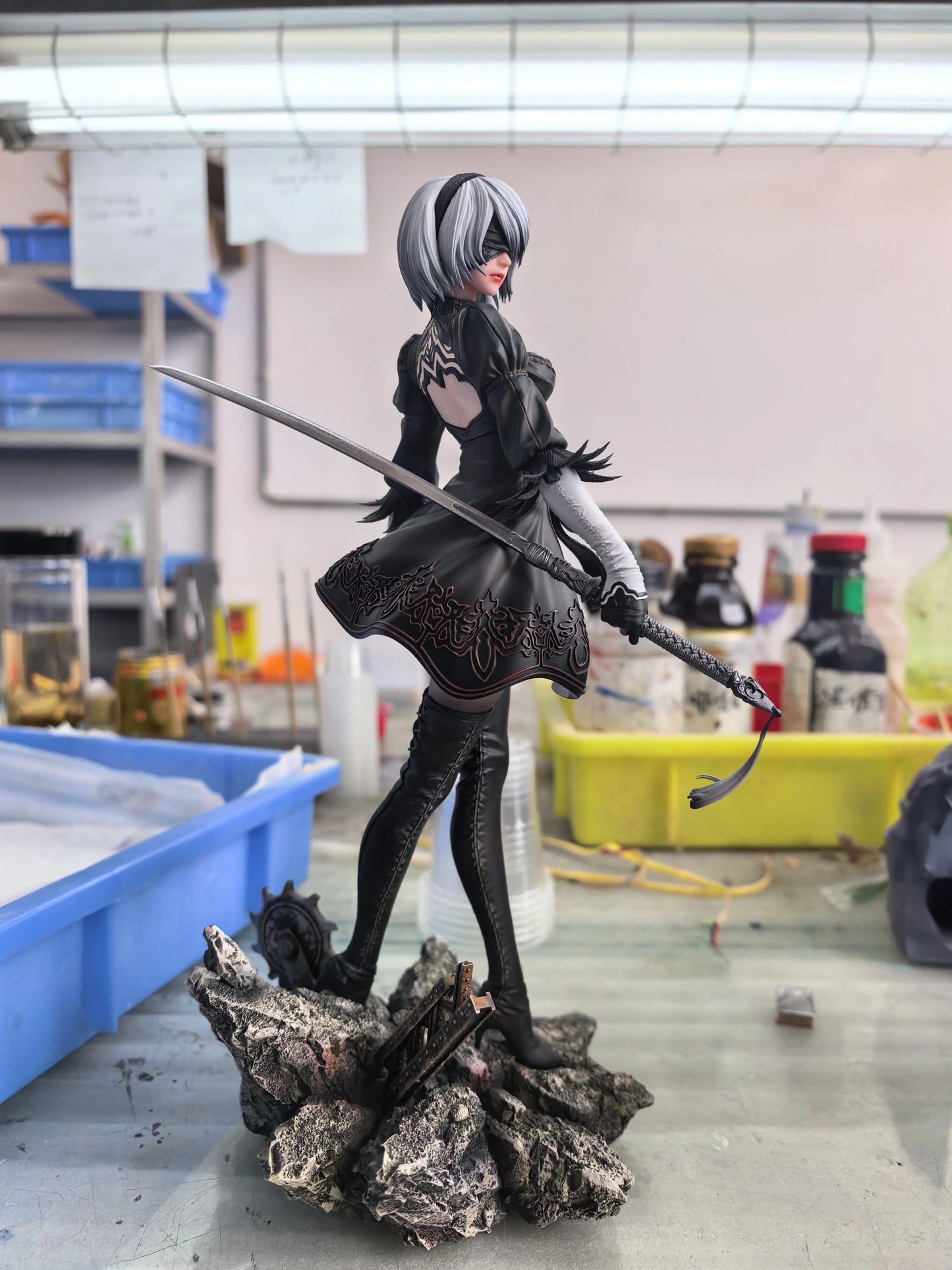 Preventa Resina 2B Figura Nier: Automata Imagination Estudio