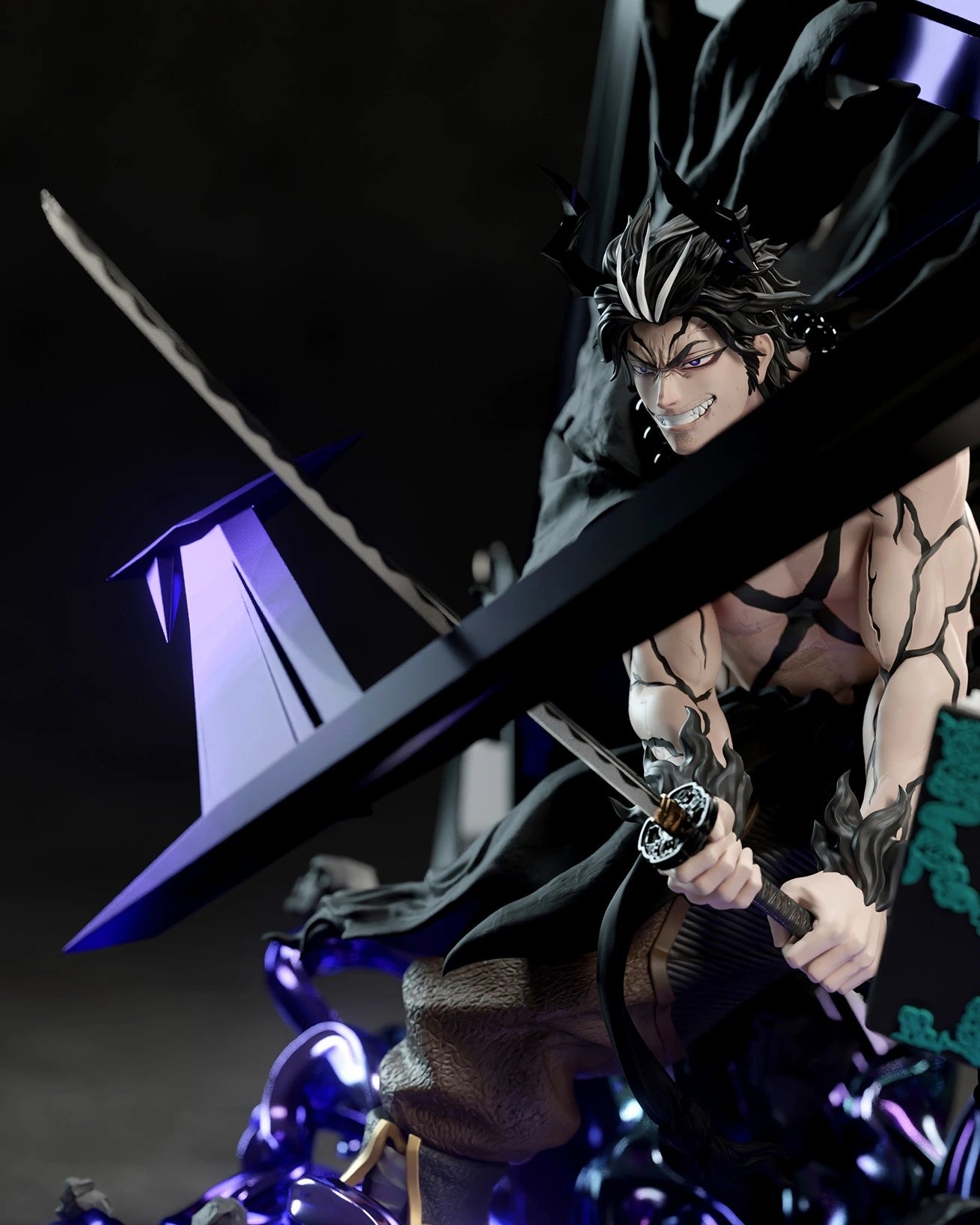 Preventa Resina Yami Sukehiro Figura Black Clover YUMS Collectors Estudio