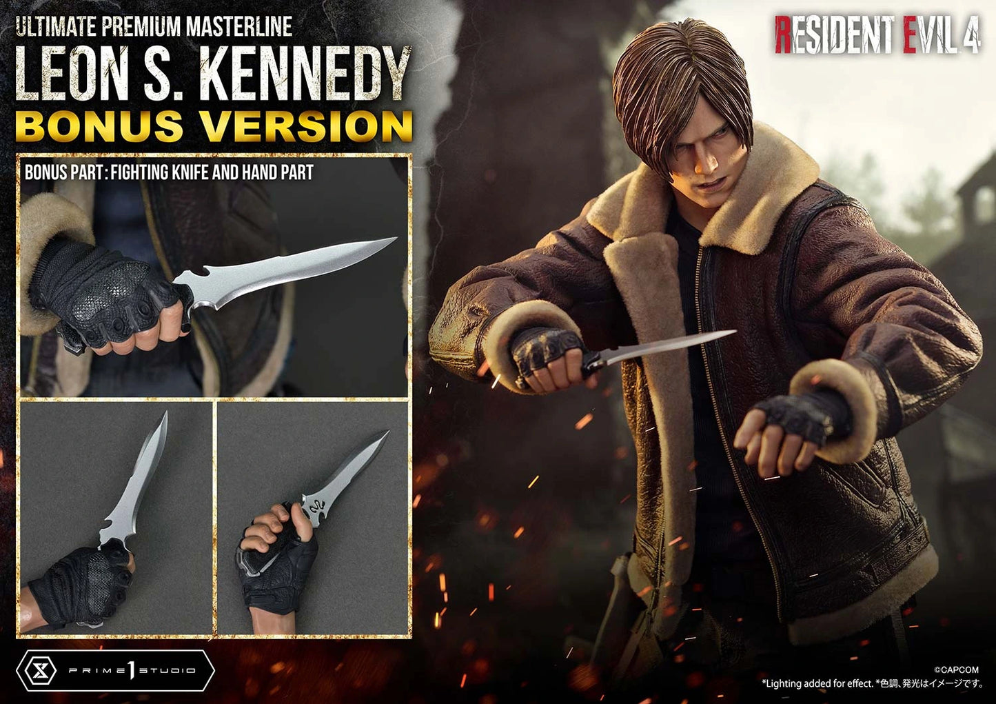 Preventa Resina Leon S. kennedy Figura Resident Evil 4 Prime 1 (Licencia) Estudio