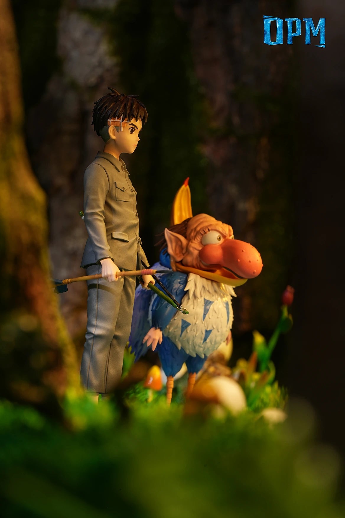 Preventa Resina Mahito Maki & Himi Figura El niño y la garza OPM Estudio