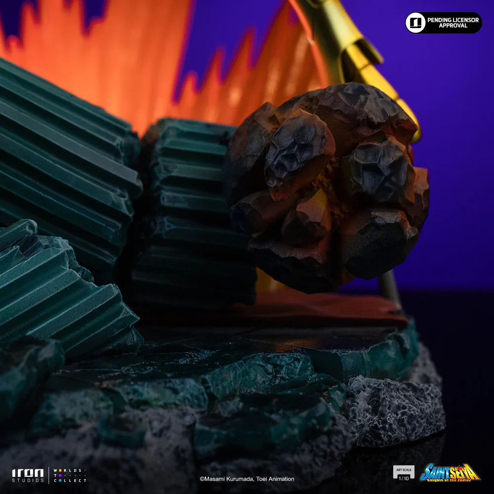 Preventa Resina Geminis de Saga Figura Caballeros del Zodiako Iron (Licencia) Estudio