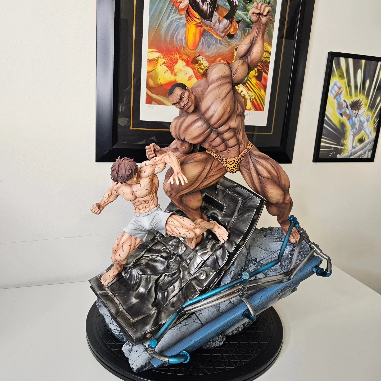 "Preventa Resina Baki vs Oliva Figura Baki the Grappler  Shinka (Licencia) Estudio"