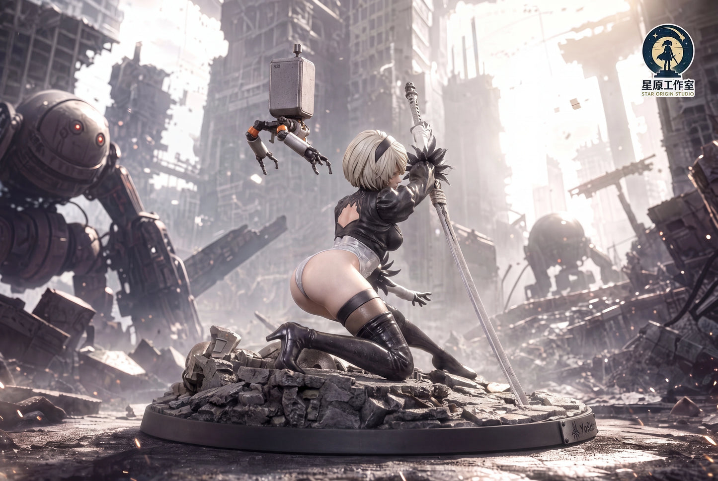 Preventa Resina 2B Figura Nier: Automata 1/6 Star Origin Estudio