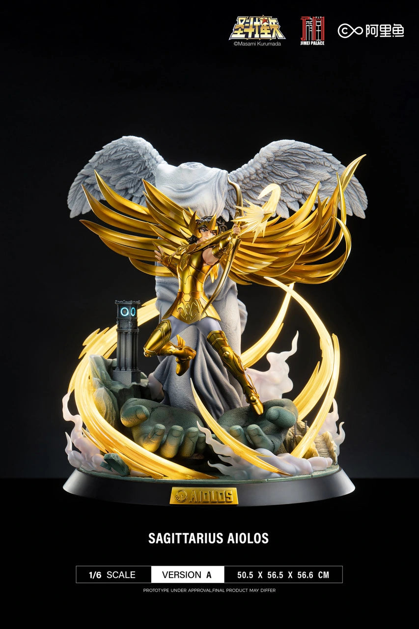 Preventa Resina Aioros de Sagitario  Figura Caballeros del Zodiako Jimei Palace (Licencia) Estudio