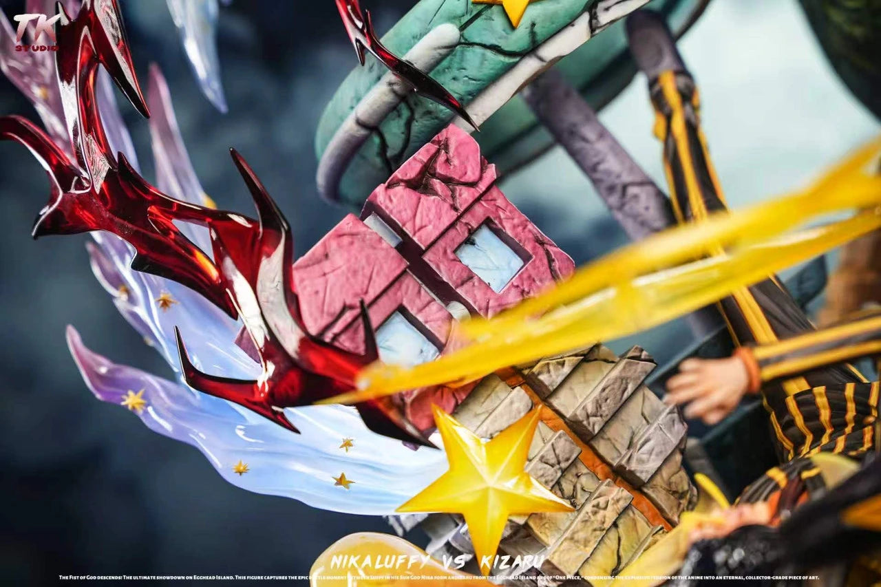 Preventa Resina Luffy vs Kizaru Figura One Piece TK Estudio