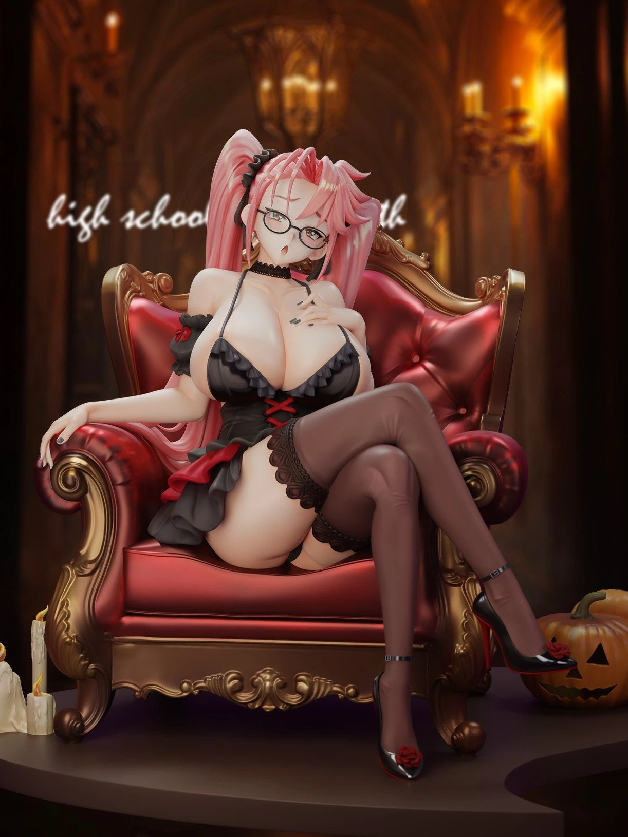 Preventa Resina Takagi Saya Figura Highschool of the Dead  Green Tea Estudio