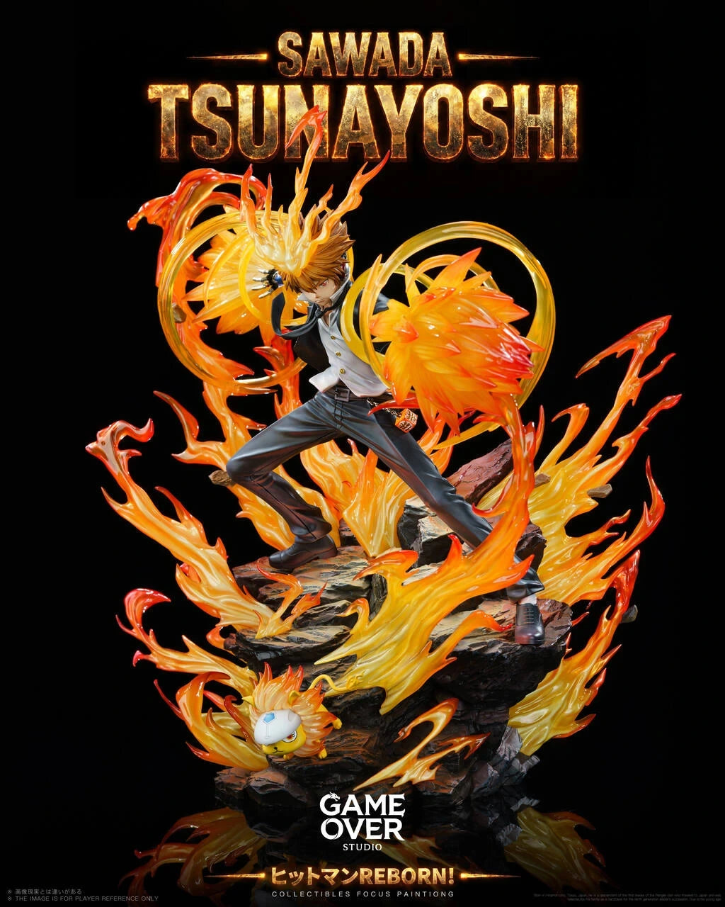 "Preventa Resina Tsunayoshi Sawada Figura Katekyō Hitman Reborn!  1/6 Game Over Estudio"