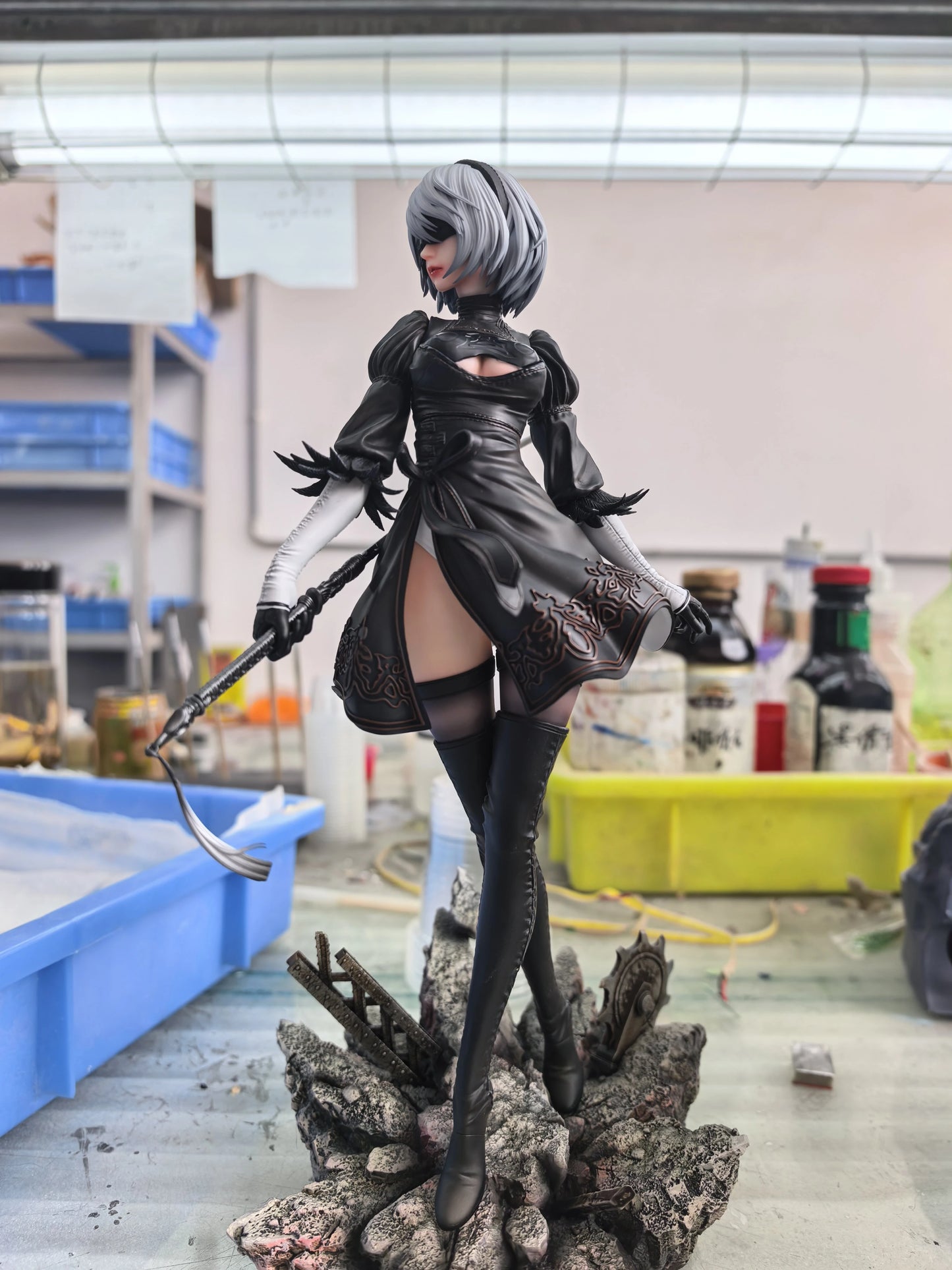 Preventa Resina 2B Figura Nier: Automata Imagination Estudio