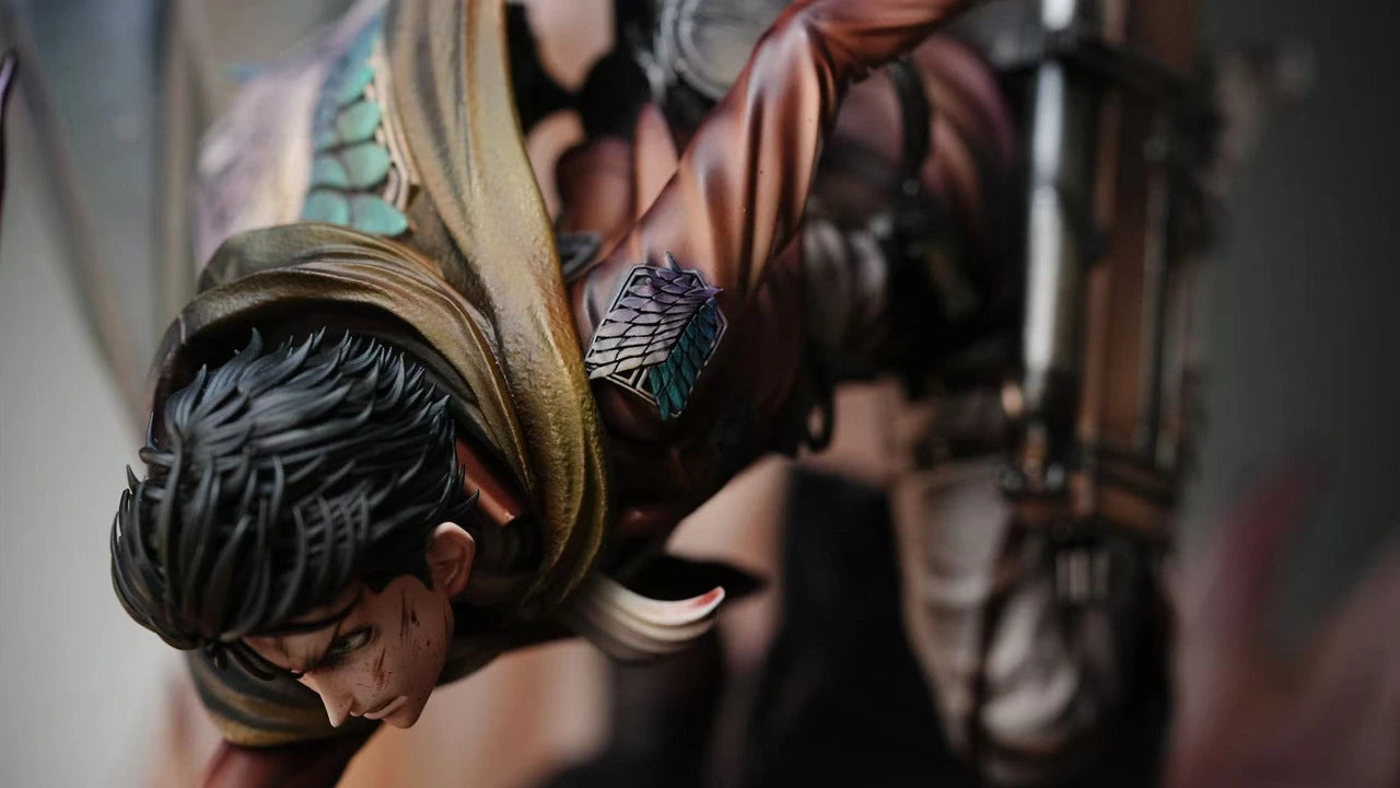 Preventa Resina Levi vs Reiner Figura Attack On Titan Sure Estudio