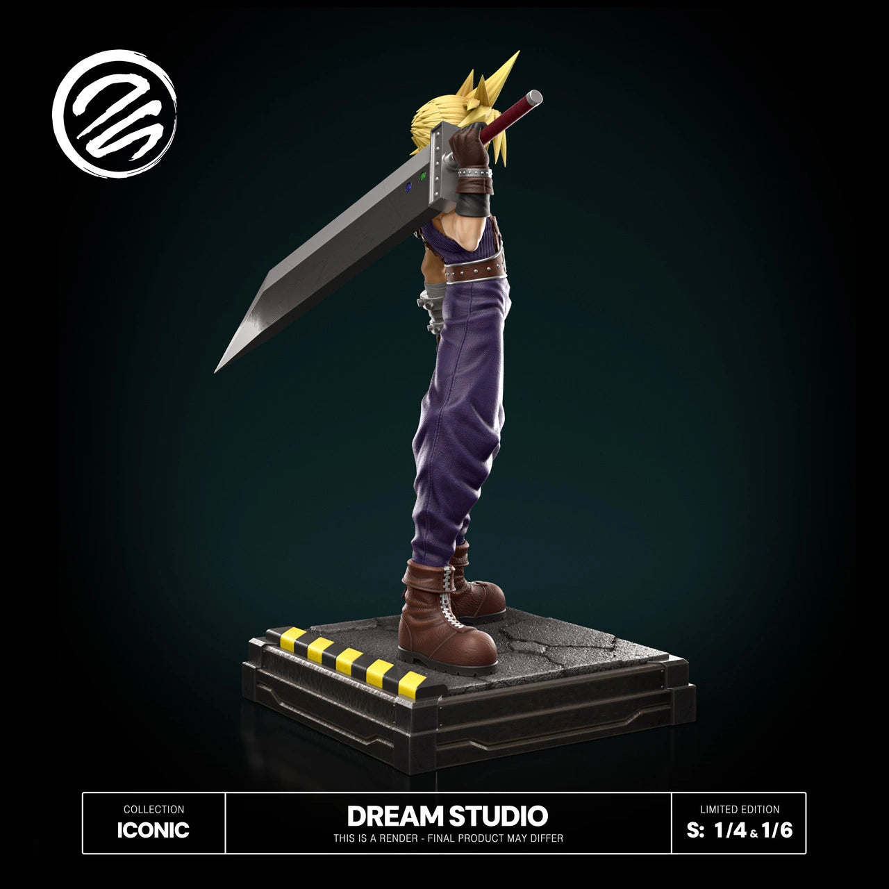 Preventa Resina Cloud Strife Figura Final Fantasy VII Dream Estudio