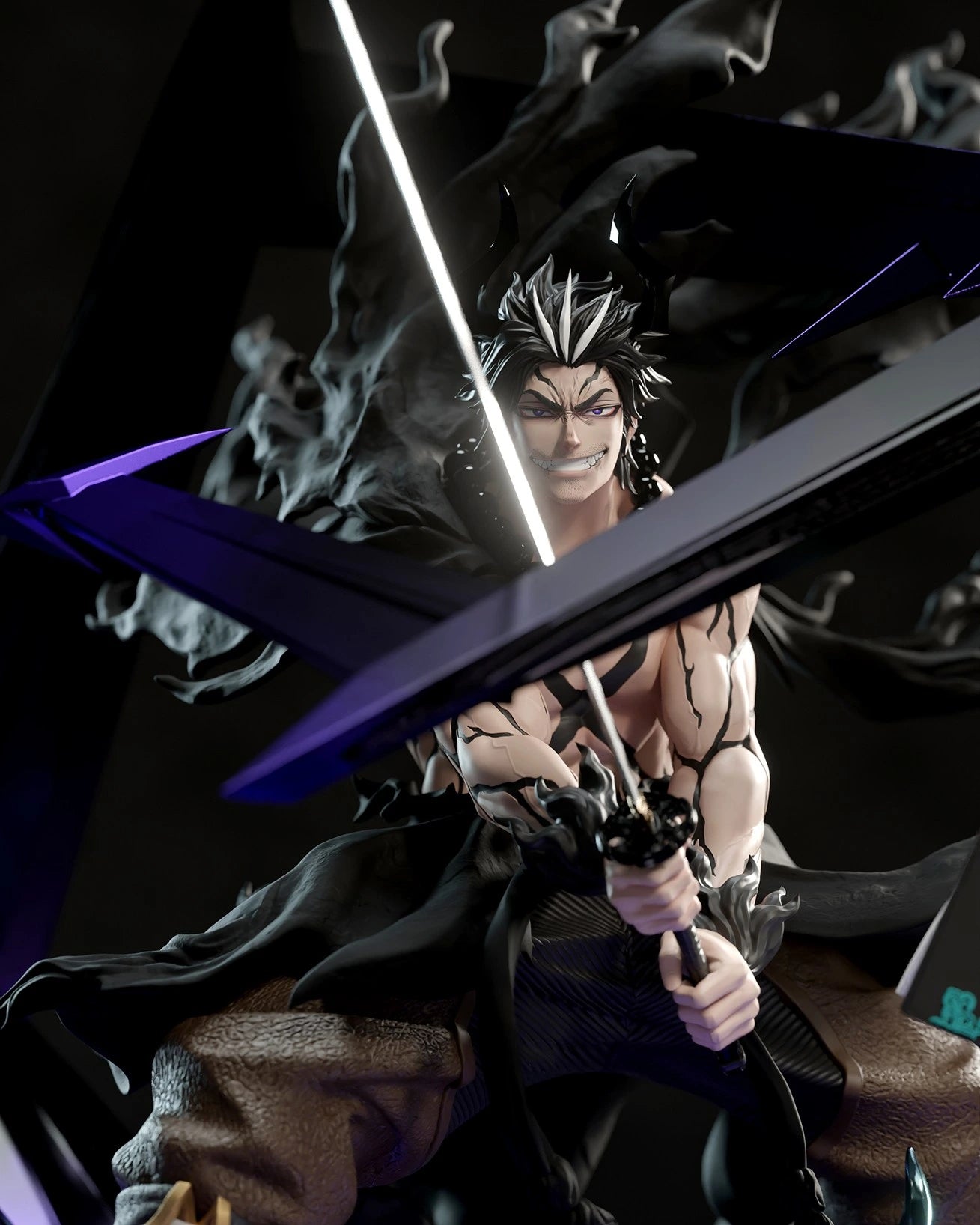 Preventa Resina Yami Sukehiro Figura Black Clover YUMS Collectors Estudio