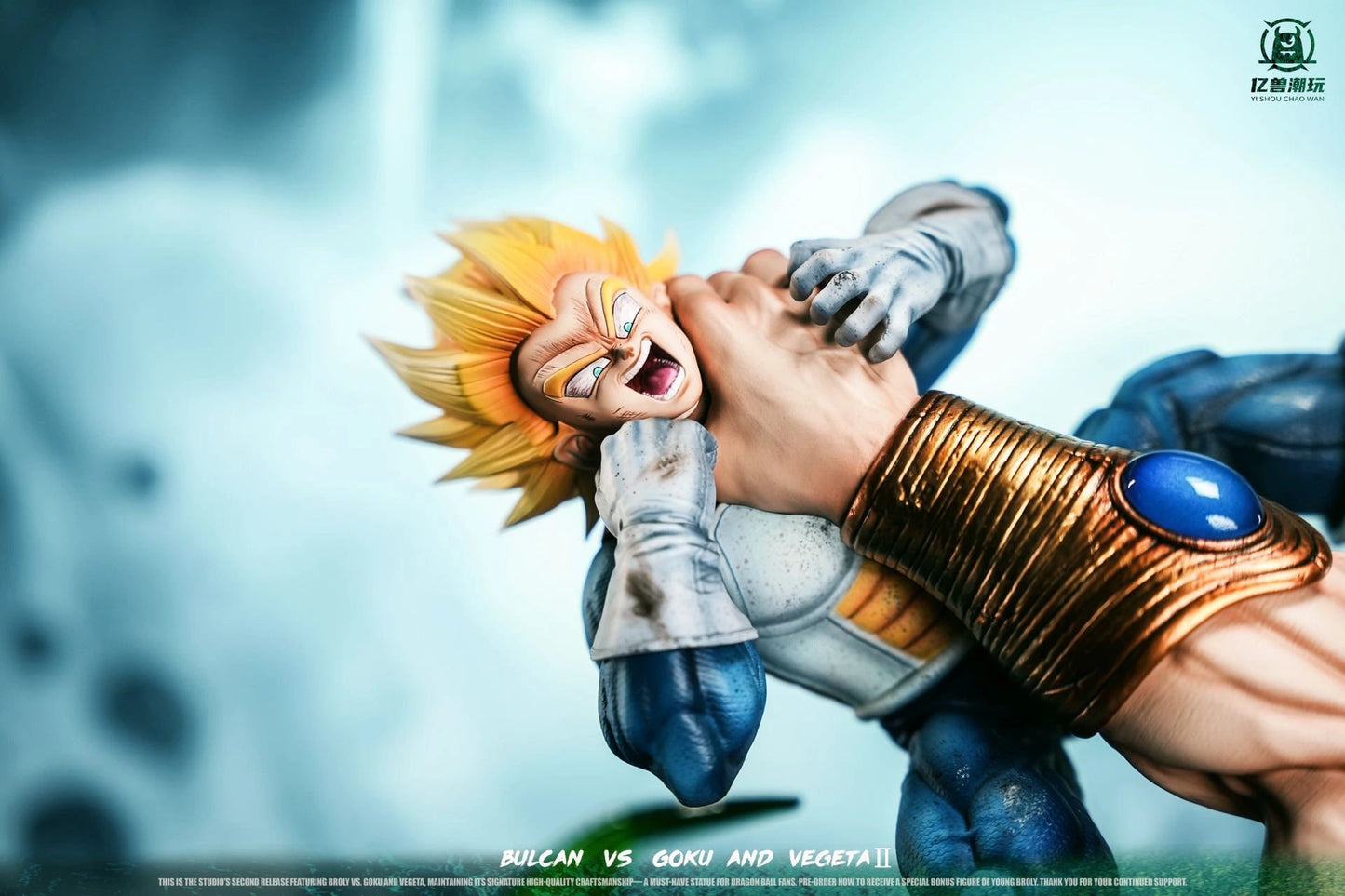 Preventa Resina Broly vs Goku & Vegeta Figura Dragon Ball 1/6 Yi Shou Estudio