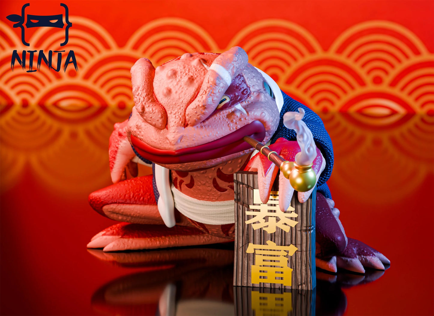 Preventa Resina Gamabunta Figura Naruto Ninja Estudio