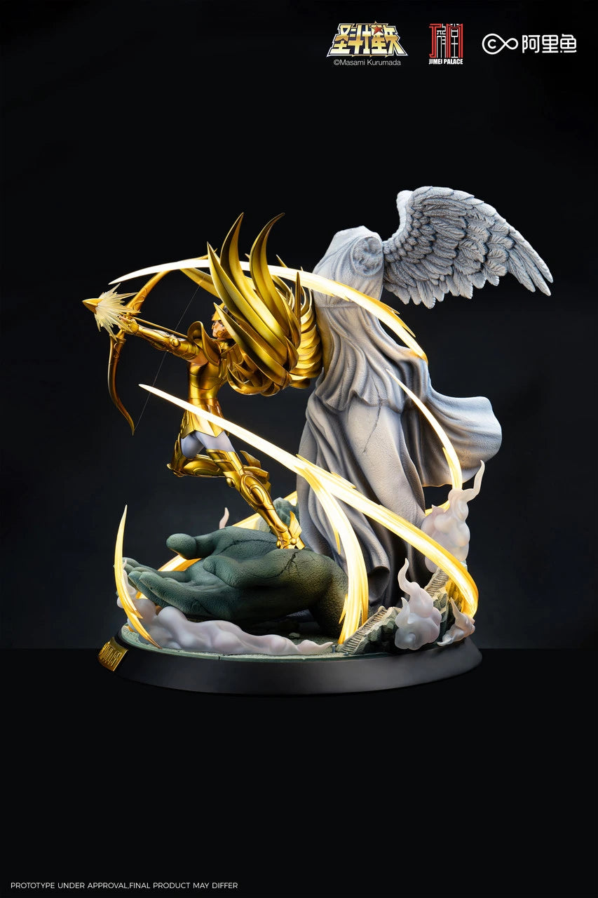 Preventa Resina Aioros de Sagitario  Figura Caballeros del Zodiako Jimei Palace (Licencia) Estudio
