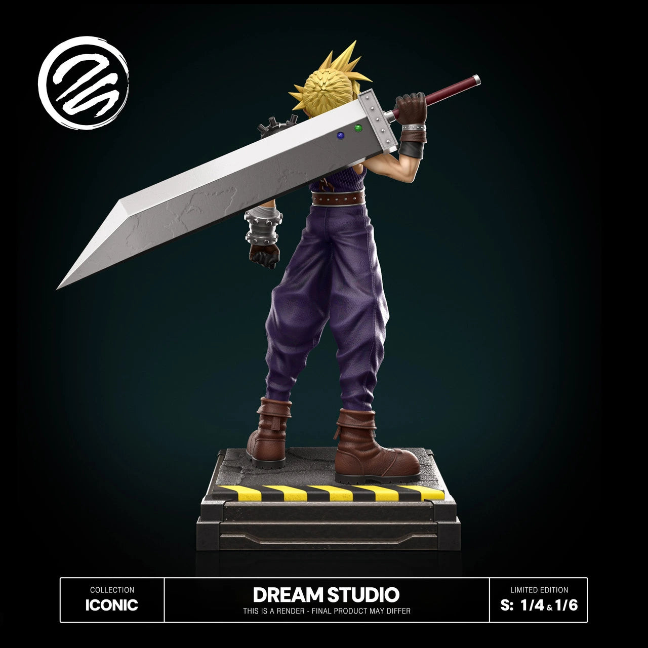 Preventa Resina Cloud Strife Figura Final Fantasy VII Dream Estudio
