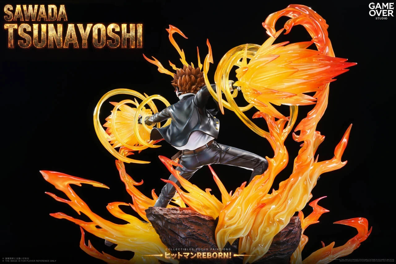 "Preventa Resina Tsunayoshi Sawada Figura Katekyō Hitman Reborn!  1/6 Game Over Estudio"