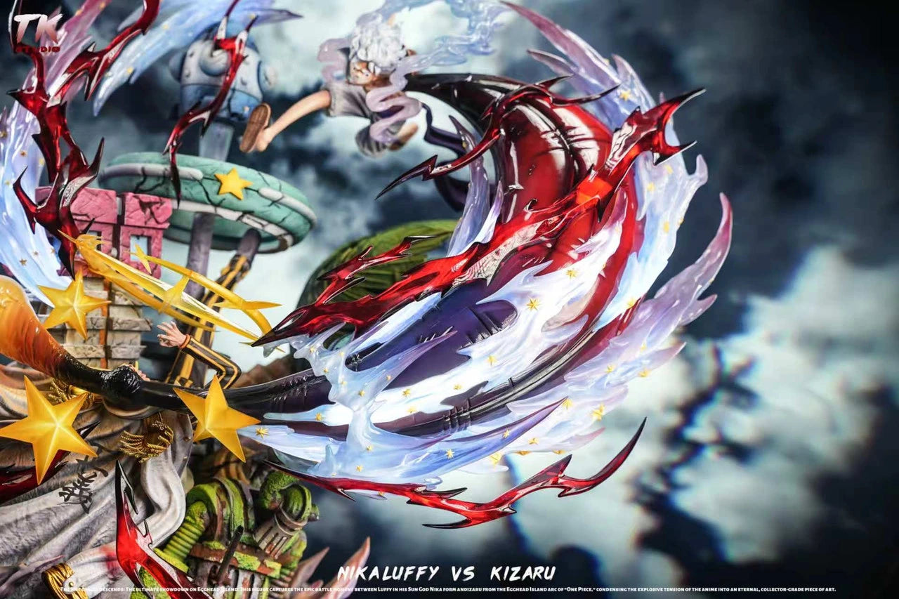 Preventa Resina Luffy vs Kizaru Figura One Piece TK Estudio
