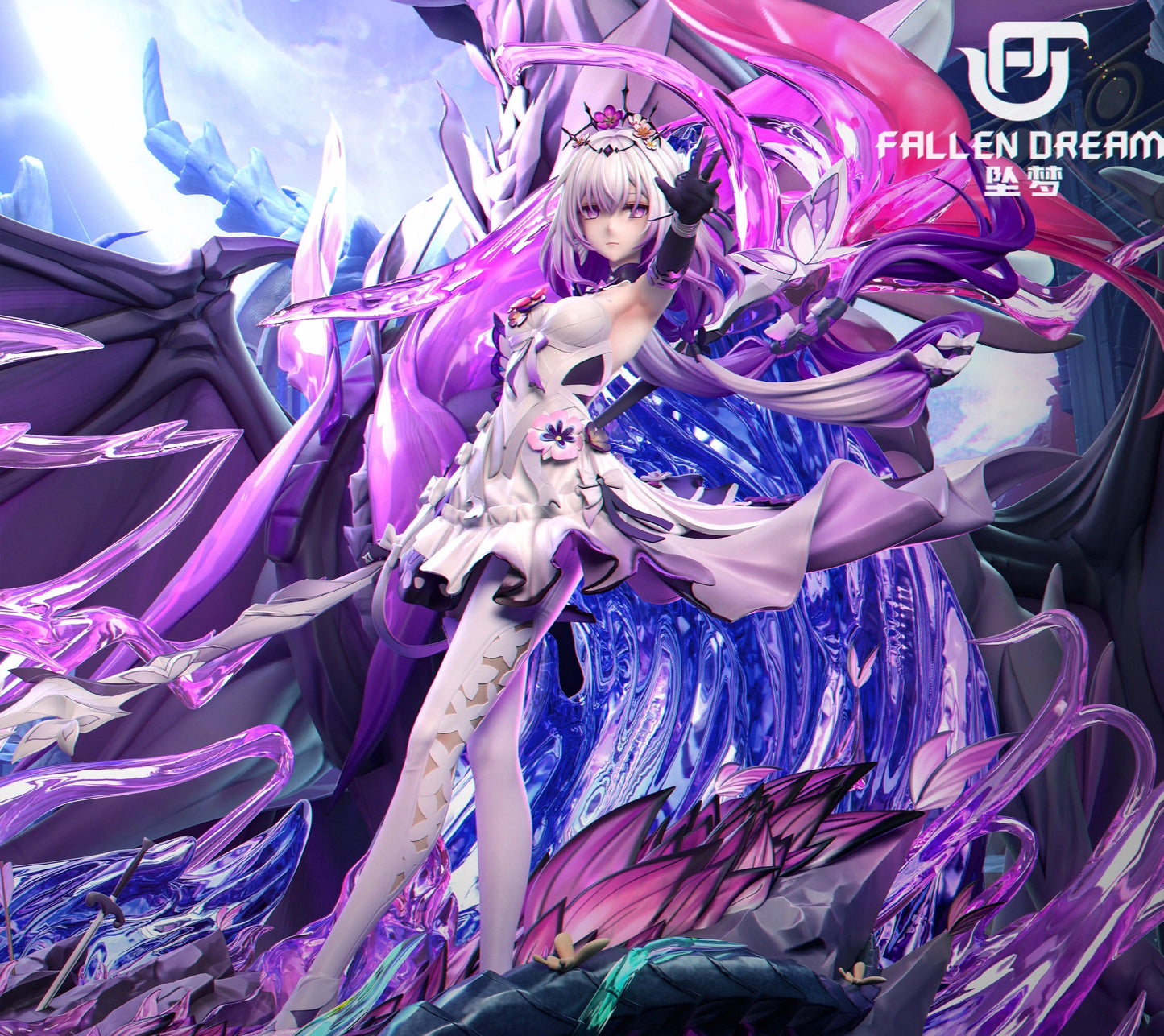 Preventa Resina Castorice  Figura Honkai: Star Rail Fallen Dream  Estudio