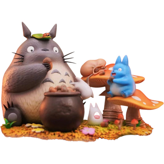 Preventa Resina Familia Totoro Figura Mi Vecino Totoro Long Miao Estudio