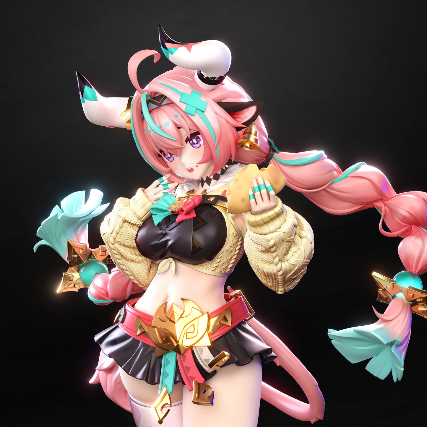 Preventa Resina Varesa Figura Genshin Impact Xian Huan Xiong Estudio