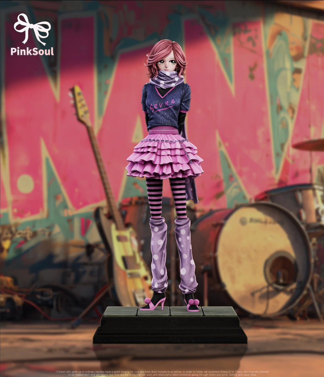 Preventa Resina Komatsu Nana Figura NANA PinkSoul Estudio