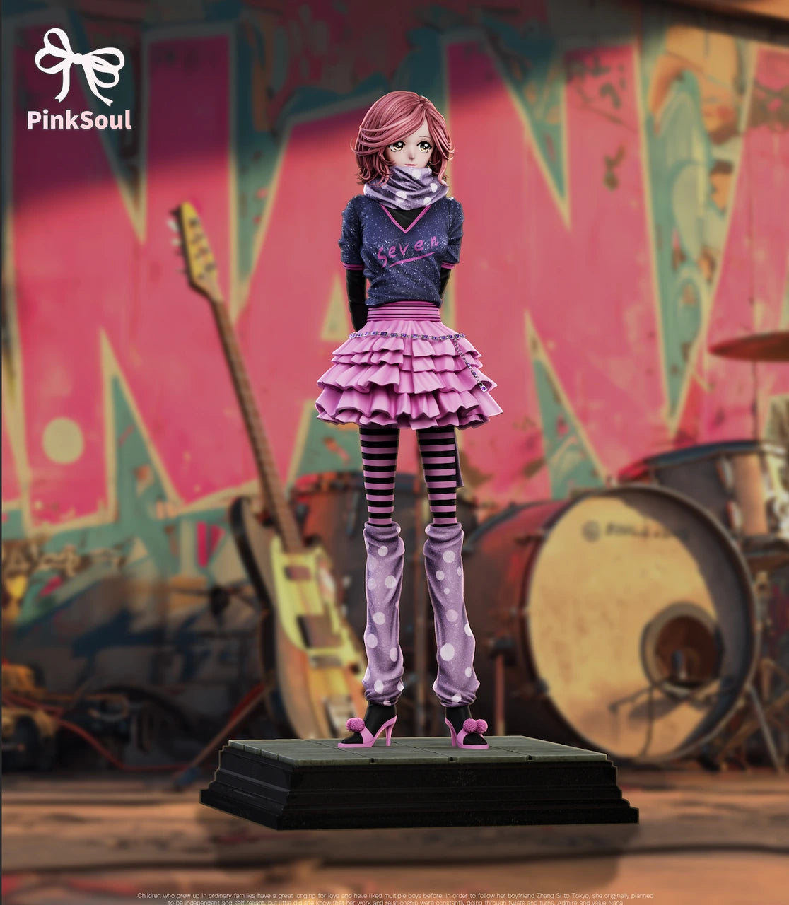 Preventa Resina Komatsu Nana Figura NANA PinkSoul Estudio
