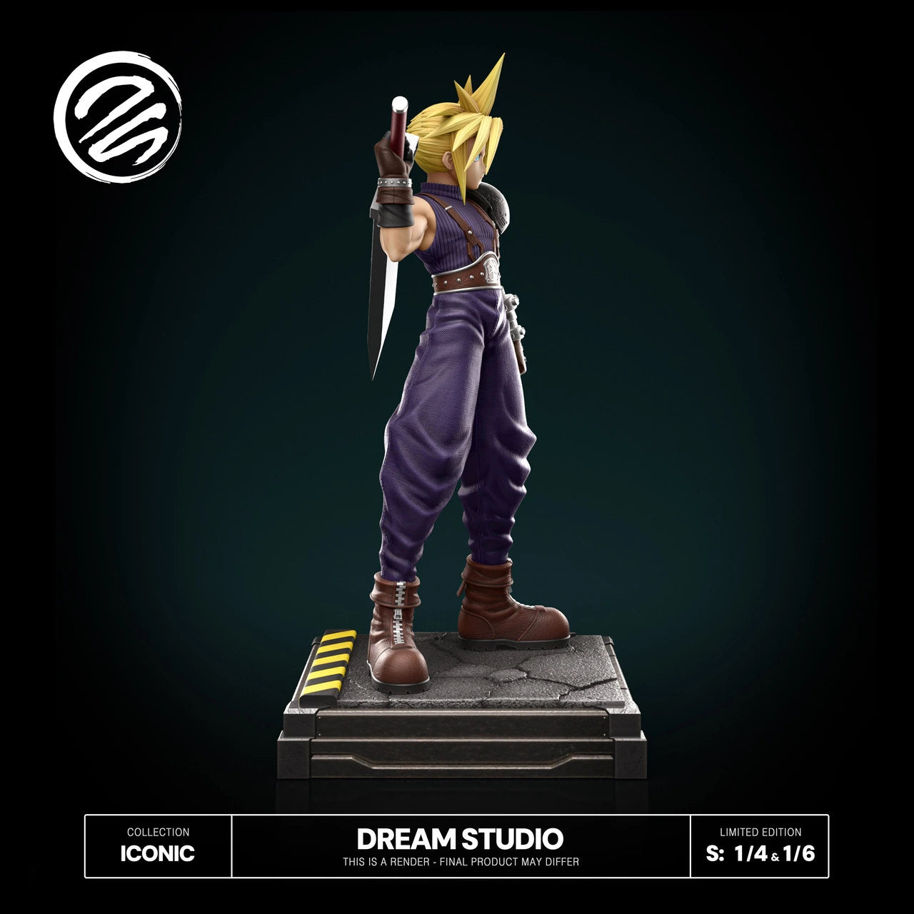 Preventa Resina Cloud Strife Figura Final Fantasy VII Dream Estudio