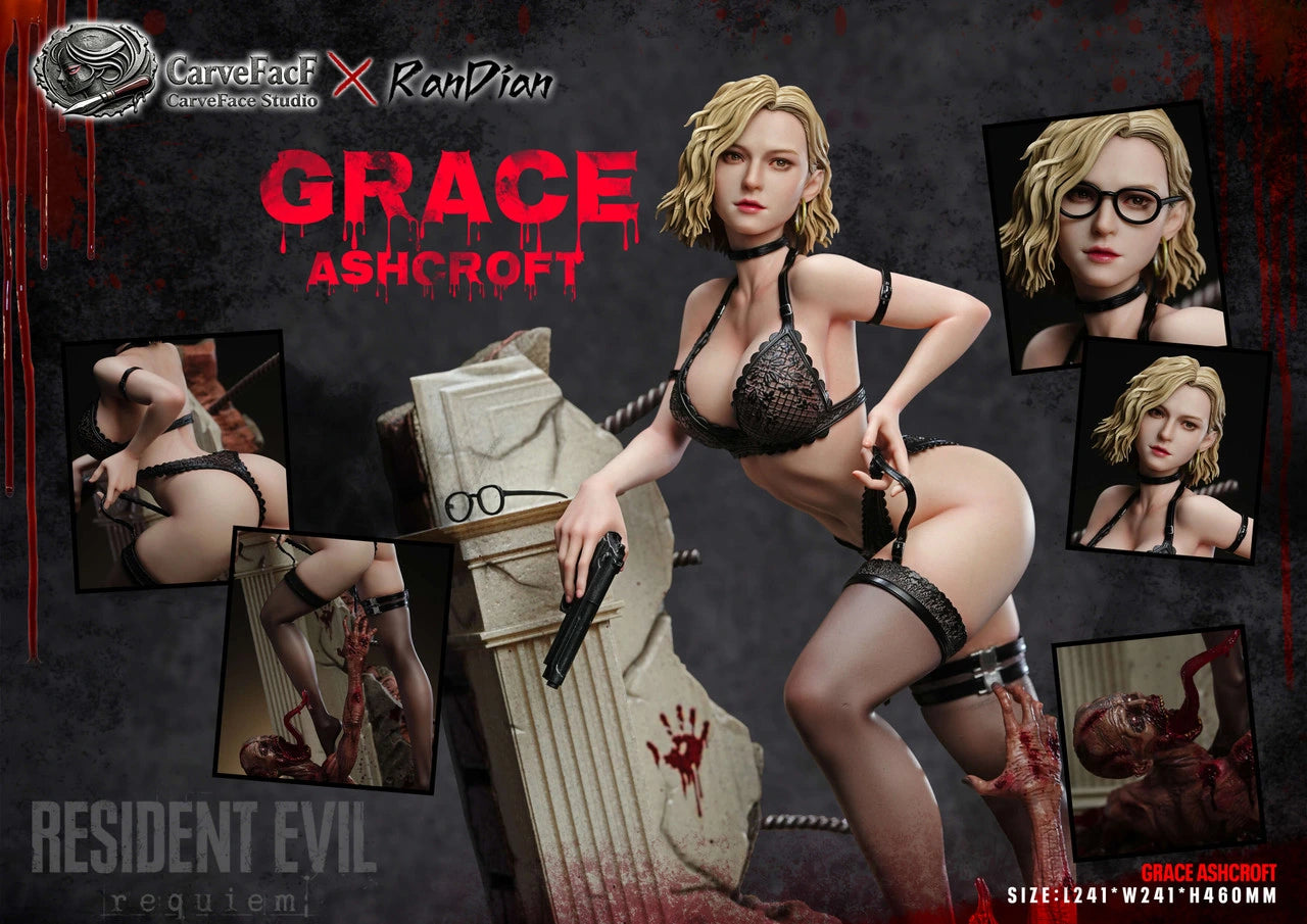 Preventa Resina Grace Ashcroft Figura Resident Evil Requiem 1/4 CarveFacF & RanDian Estudio