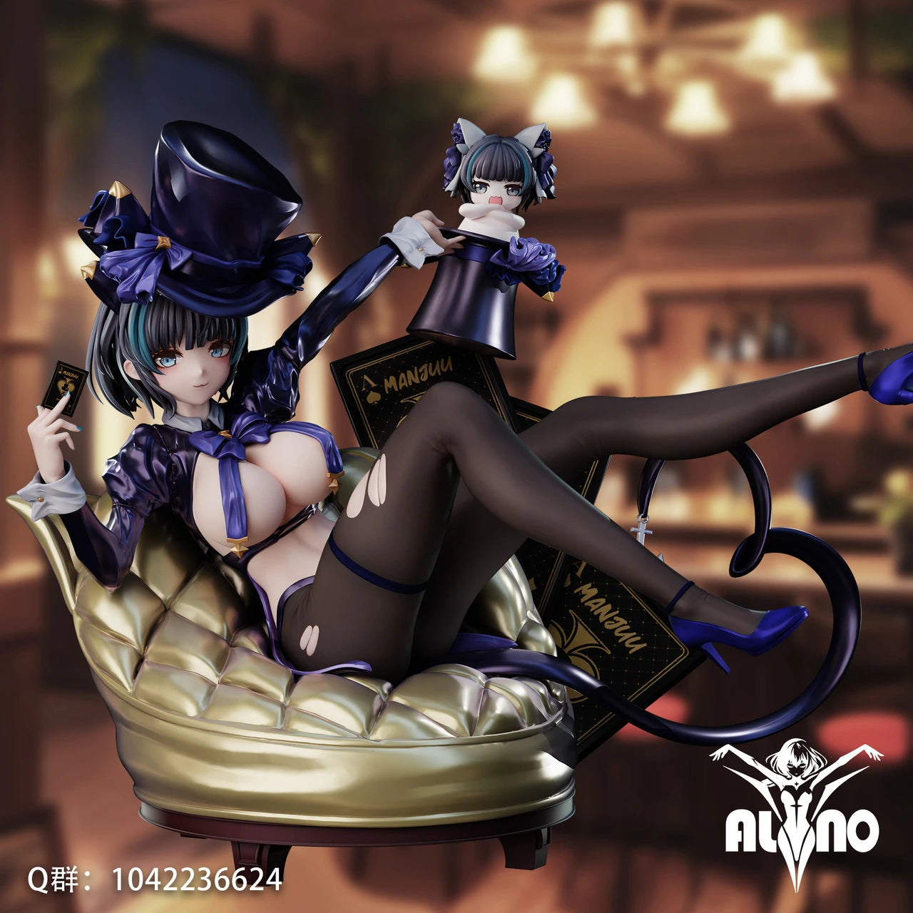 Preventa Resina Cheshire Figura Azur Lane Alyno Estudio