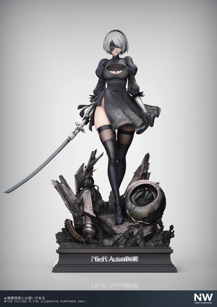 Preventa Resina 2B Figura Nier: Automata 1/6, 1/4 Night Wing x Hera Estudio