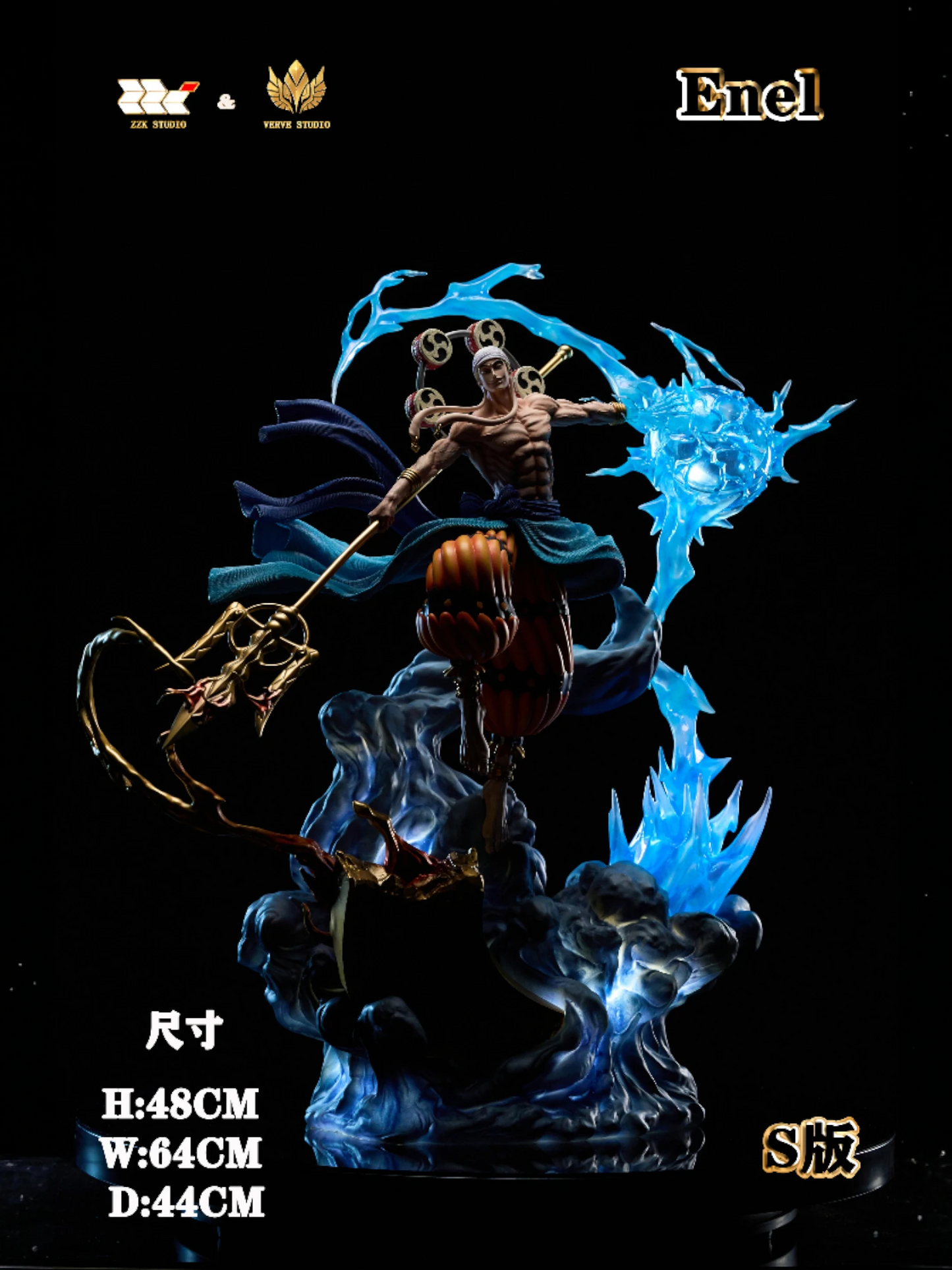 Preventa Resina Enel Figura One Piece Zzk & Verve Estudio