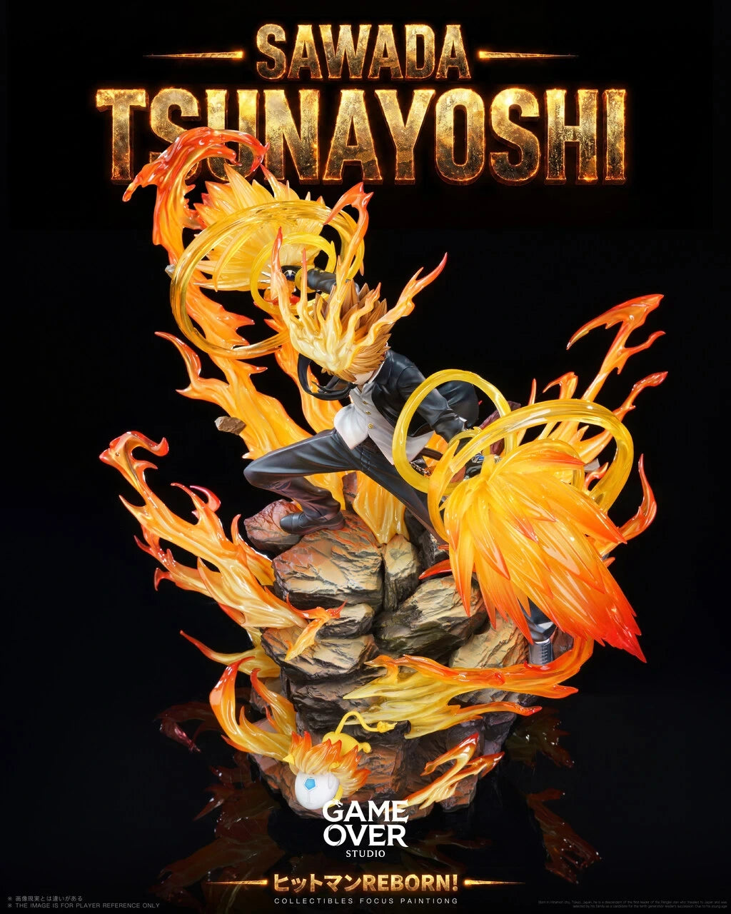 "Preventa Resina Tsunayoshi Sawada Figura Katekyō Hitman Reborn!  1/6 Game Over Estudio"