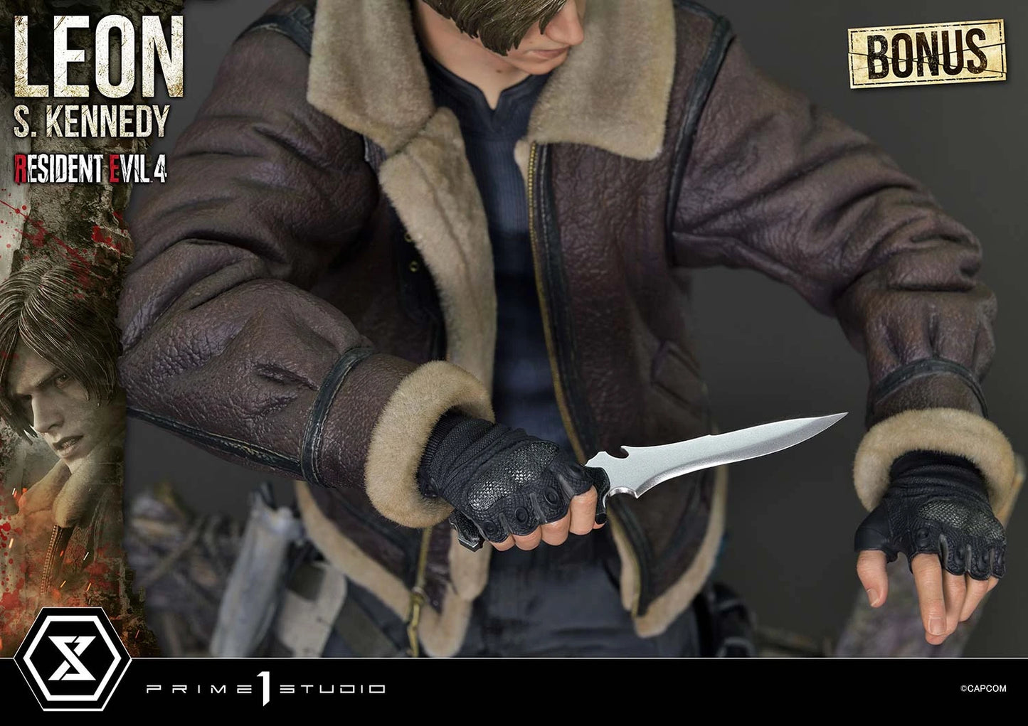 Preventa Resina Leon S. kennedy Figura Resident Evil 4 Prime 1 (Licencia) Estudio