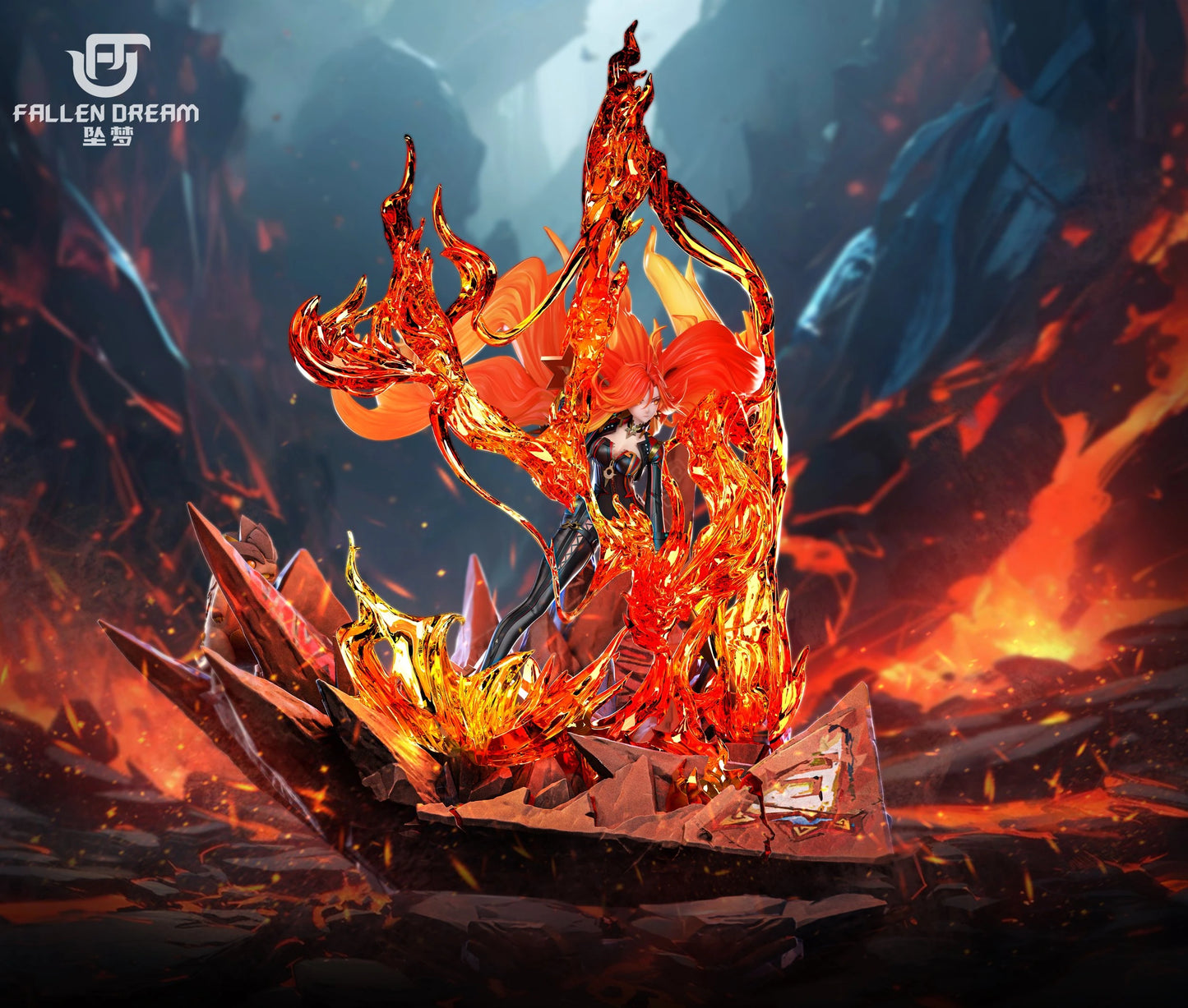 Preventa Resina Mavuika Figura Genshin Impact Fallen Dream Estudio