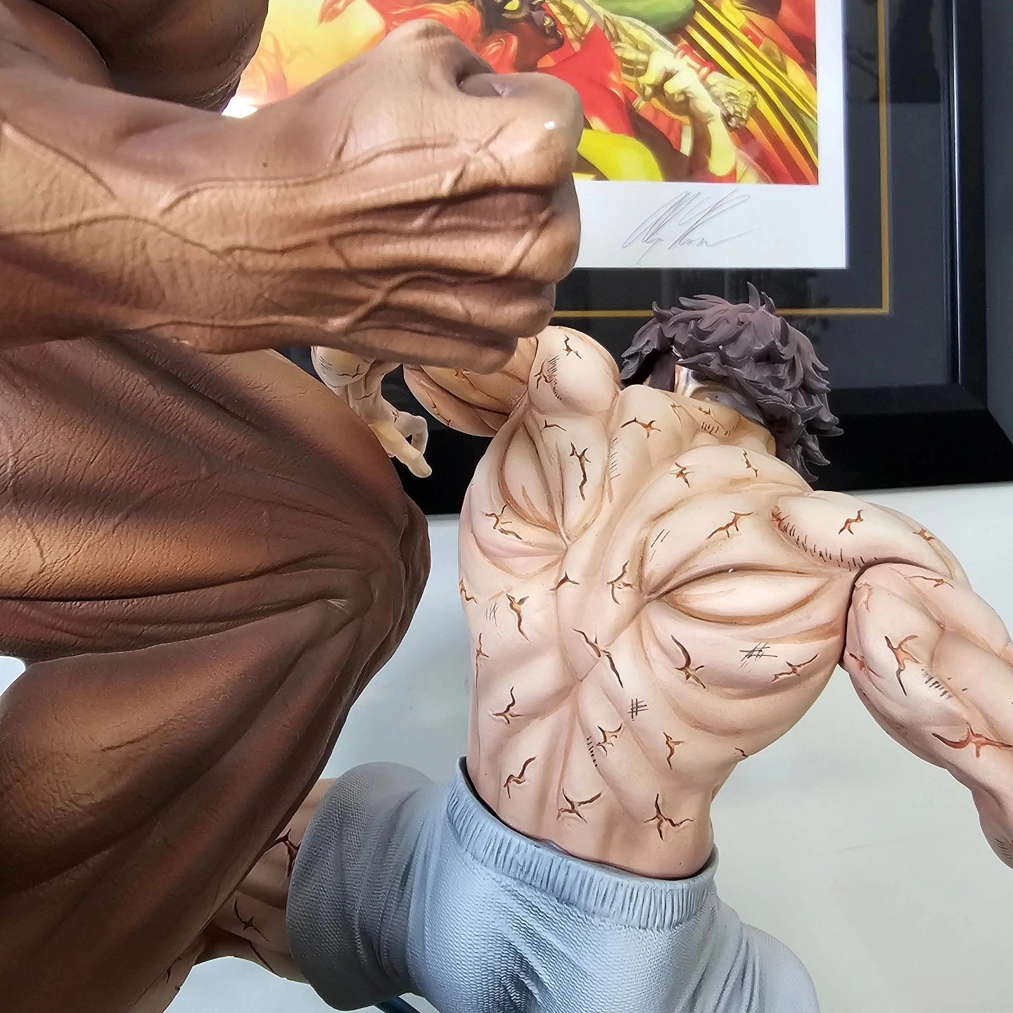 "Preventa Resina Baki vs Oliva Figura Baki the Grappler  Shinka (Licencia) Estudio"